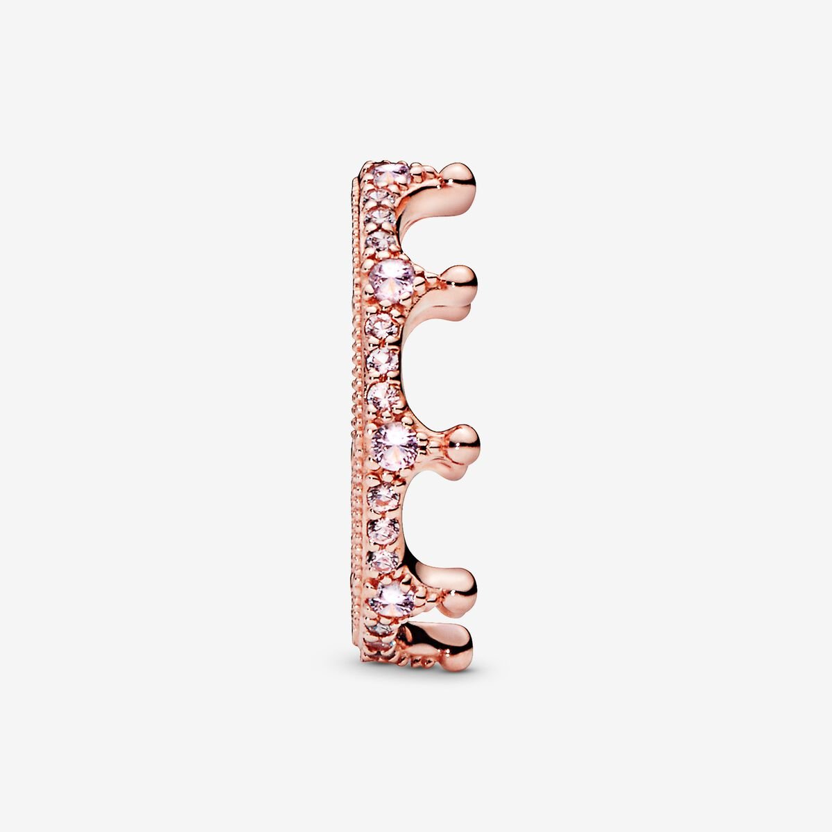 Enchanted 14k Rose Gold Plated Crown Ring