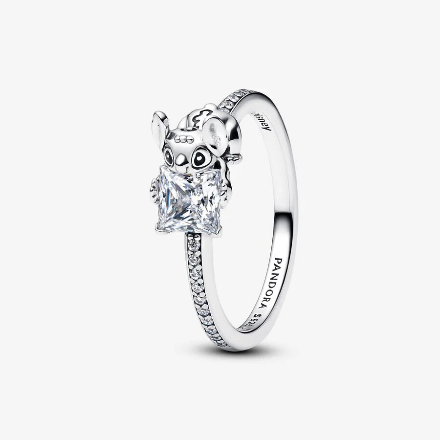 Disney Stitch & Stone Ring Sterling silver 193740C01-56 /2025 D