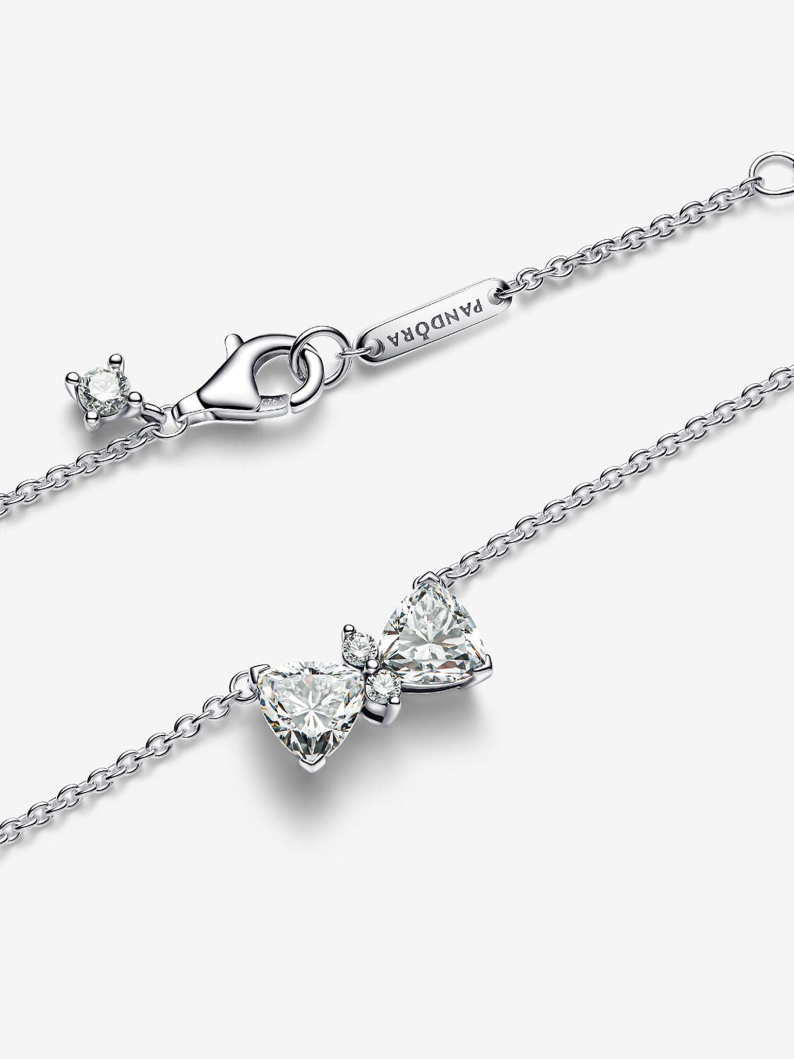 Sparkling Bow Necklace