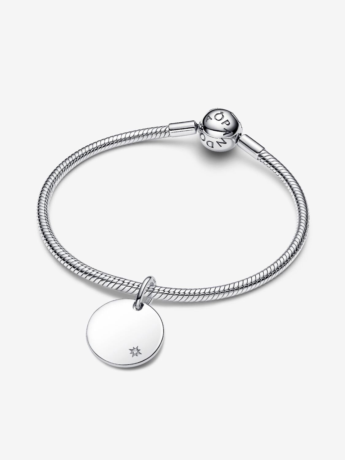 Engravable Lab-Grown Diamond Tag Pendant