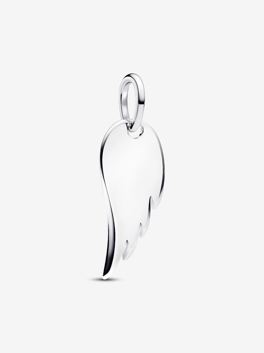Engravable Angel Wing Tag Pendant