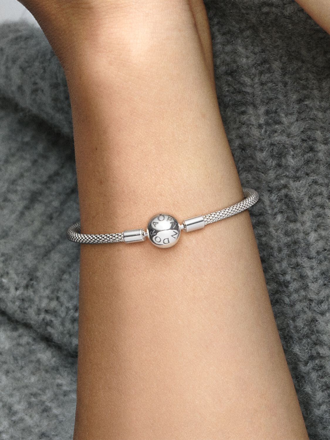 Mesh Bracelet with Pandora Clasp