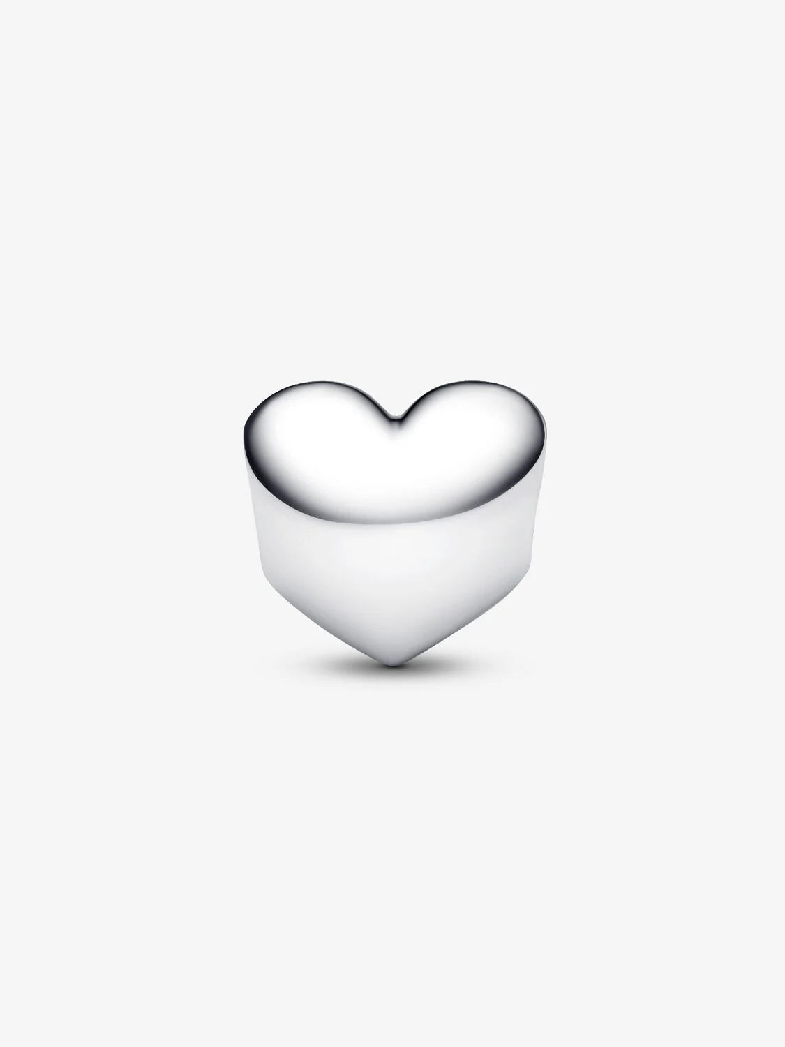 Engravable Clear Stone Heart Charm