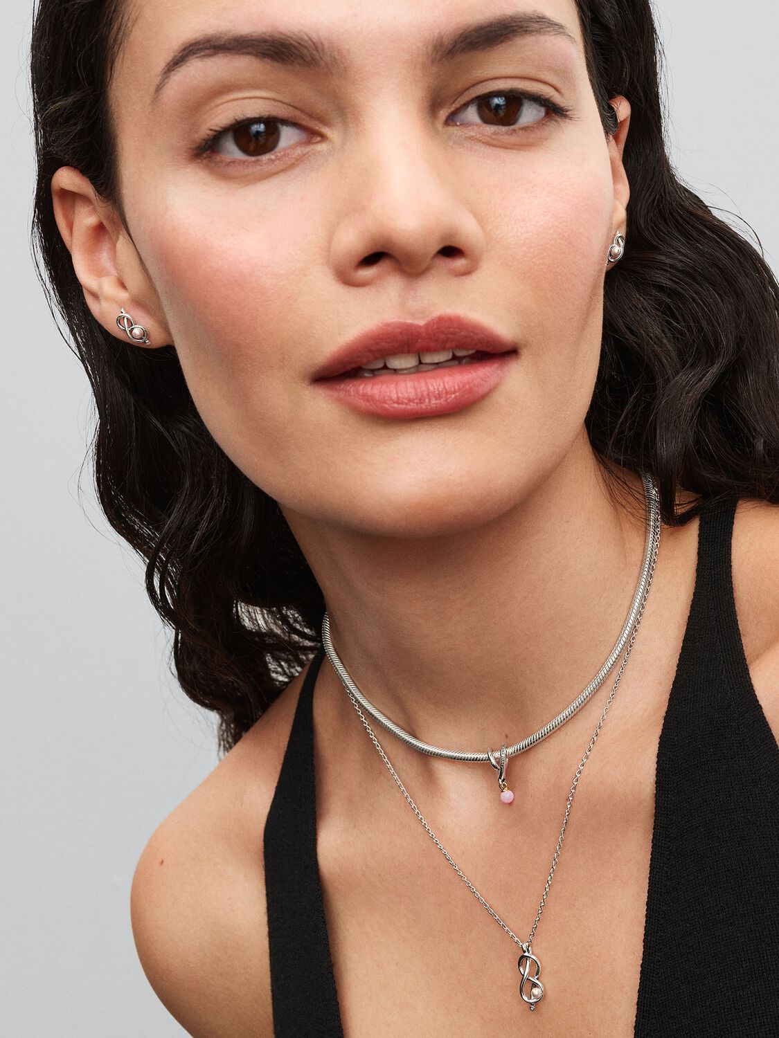 Infinity Knot Stud Earrings