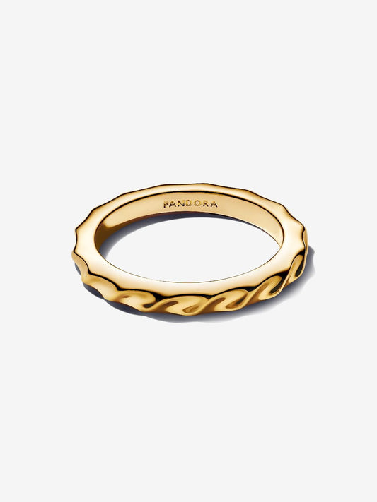 Rippled Band Ring 14k gold plating 163885C00/2025 D