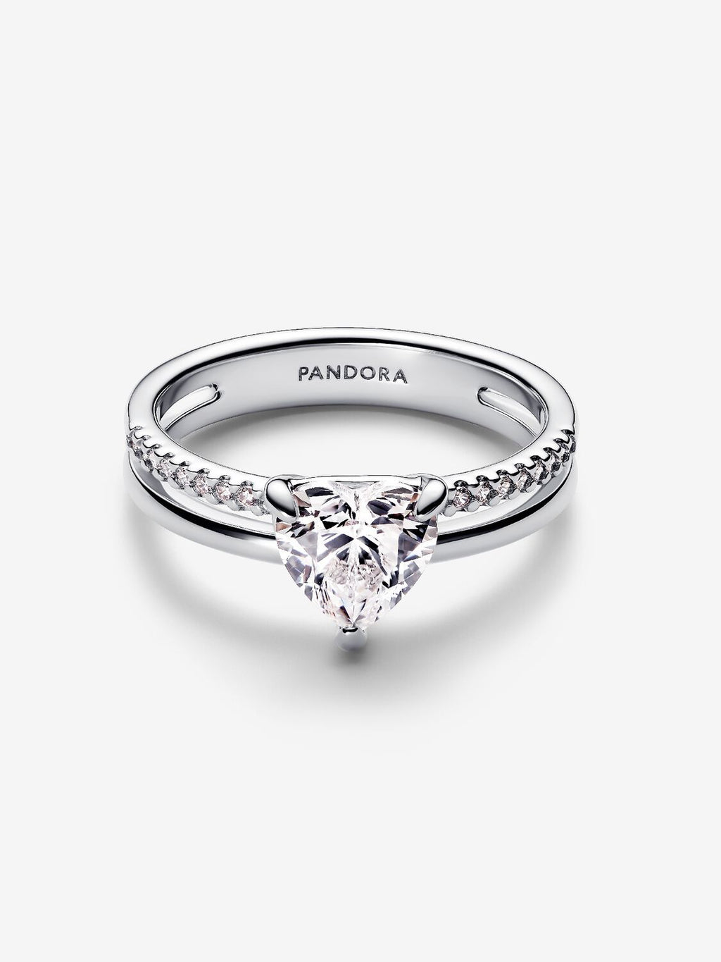Double Band Heart Ring