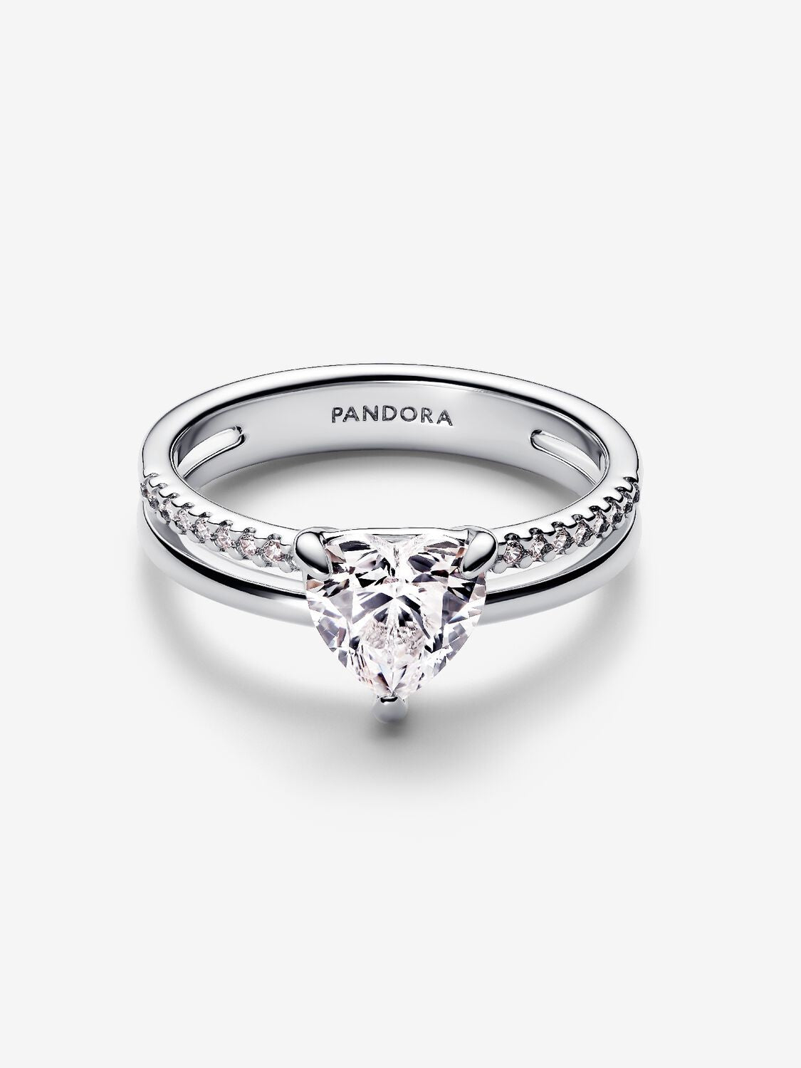 Double Band Heart Ring