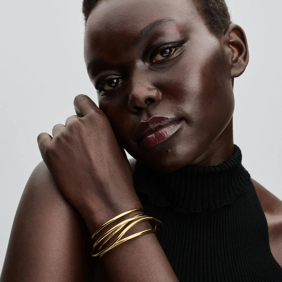 Organically Shaped Wired Open Bangle 563867C00 /2025 D