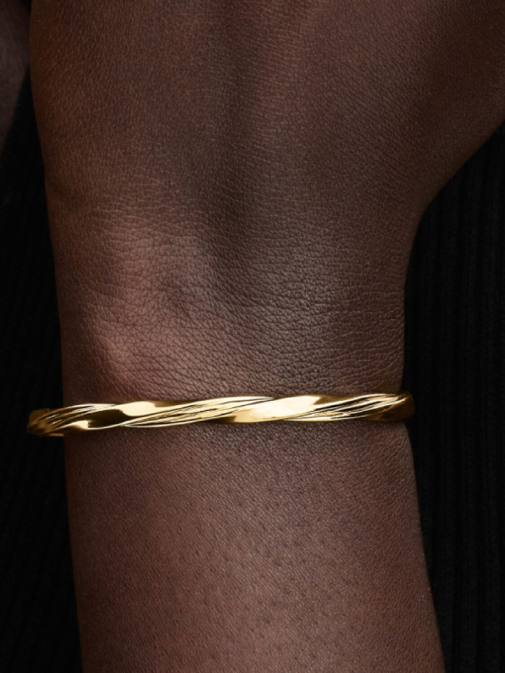 Twisted Open Bangle