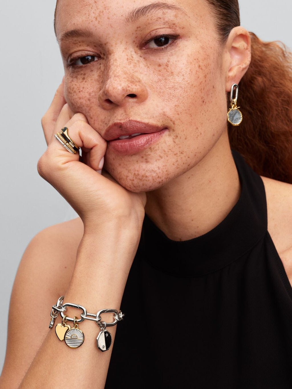 Sunrise Medallion Charm