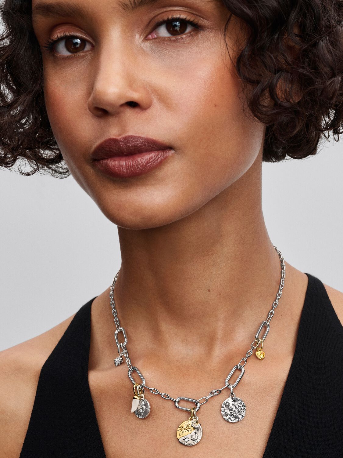 Cherry Blossom Medallion Charm