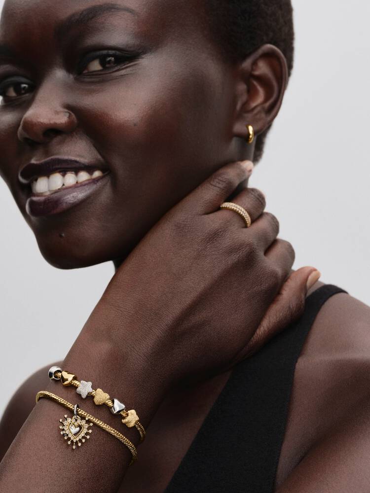 Radiant Heart Double Dangle Charm