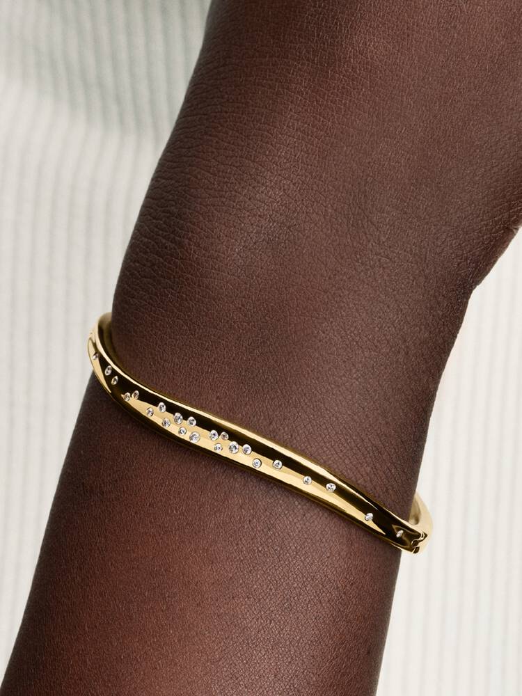 Organically Shaped Stone-Set Bangle Pandora Nigeria