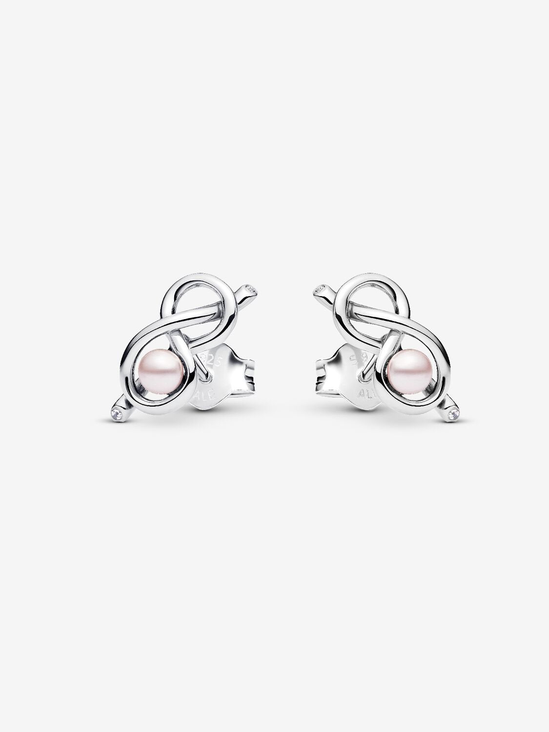 Infinity Knot Stud Earrings
