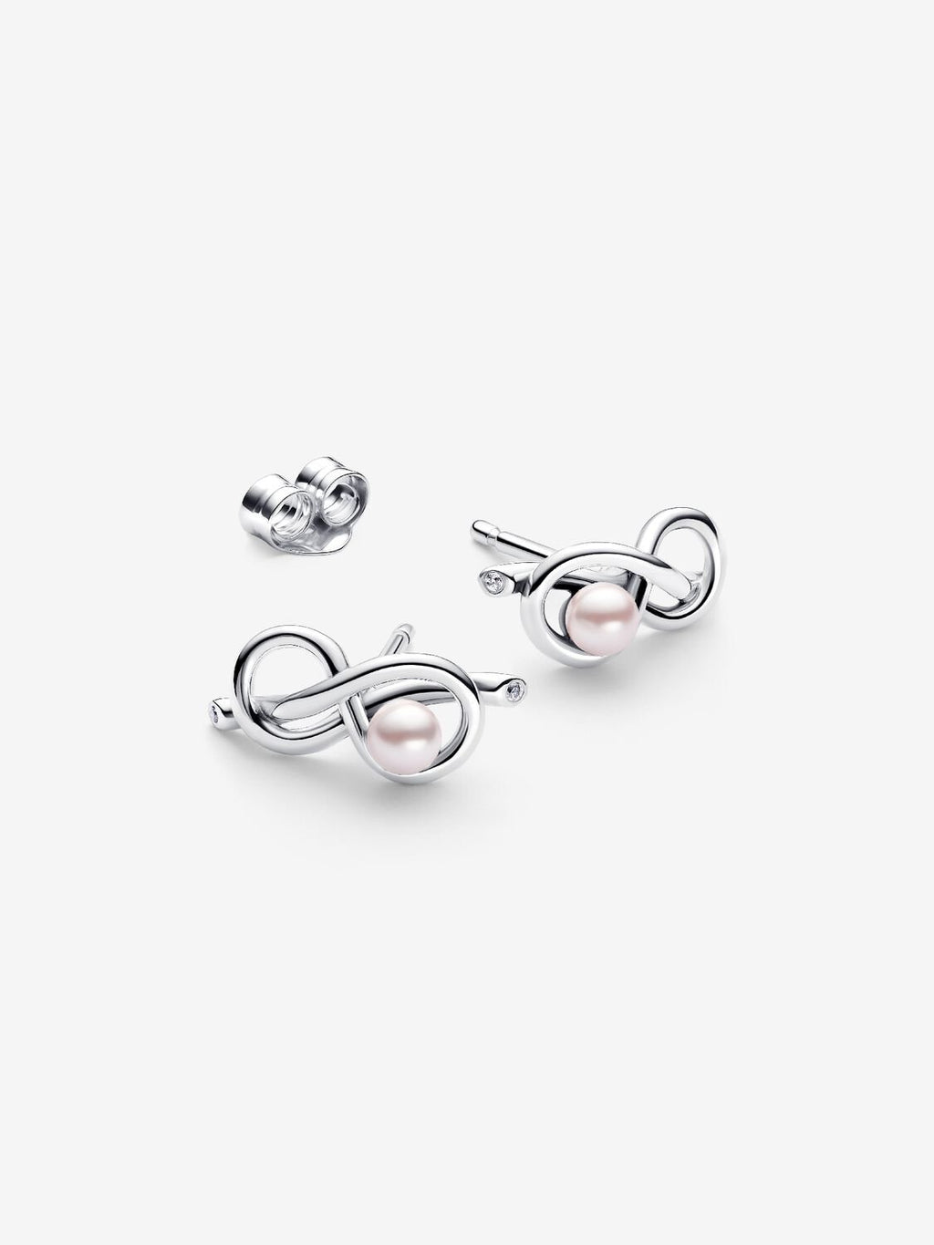 Infinity Knot Stud Earrings