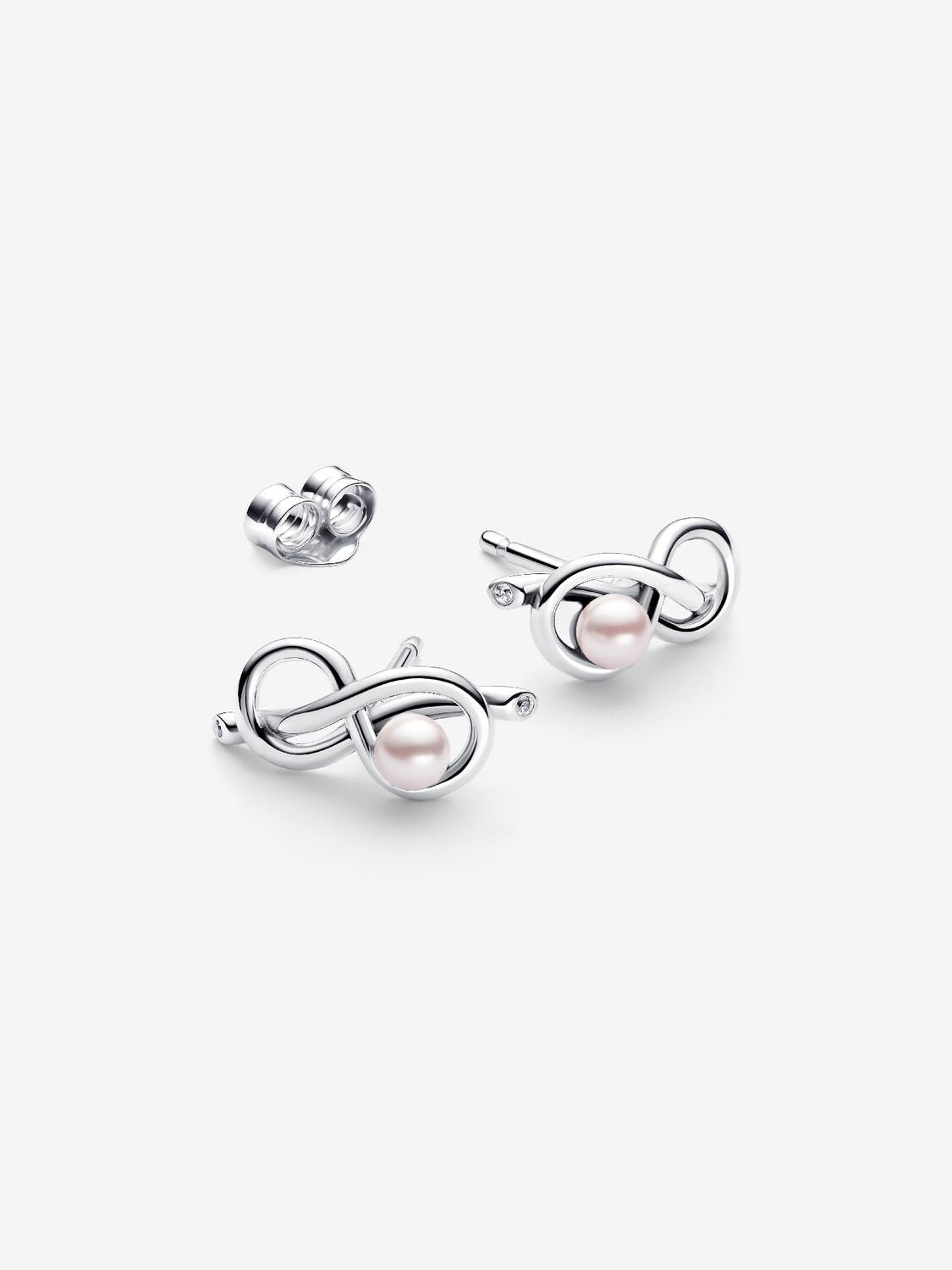 Infinity Knot Stud Earrings
