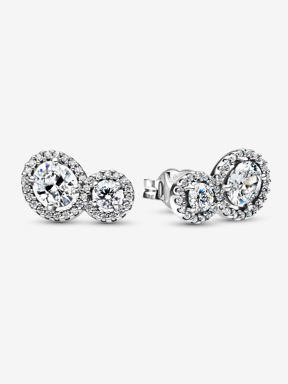 Embracing Halo Stud Earrings