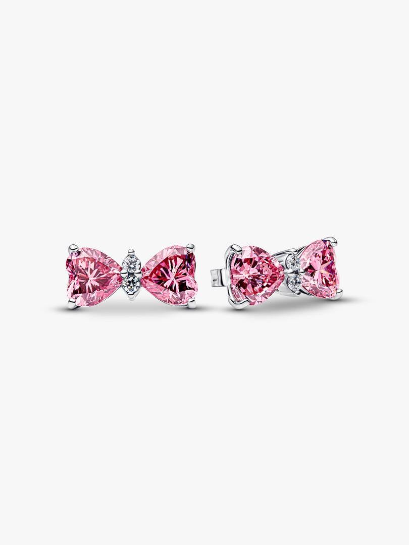 Sparkling Pink Bow Jewelry Gift Set