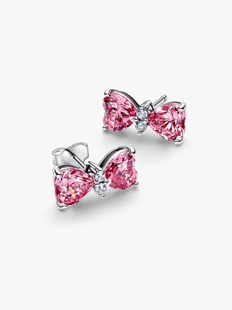 Sparkling Pink Bow Jewelry Gift Set