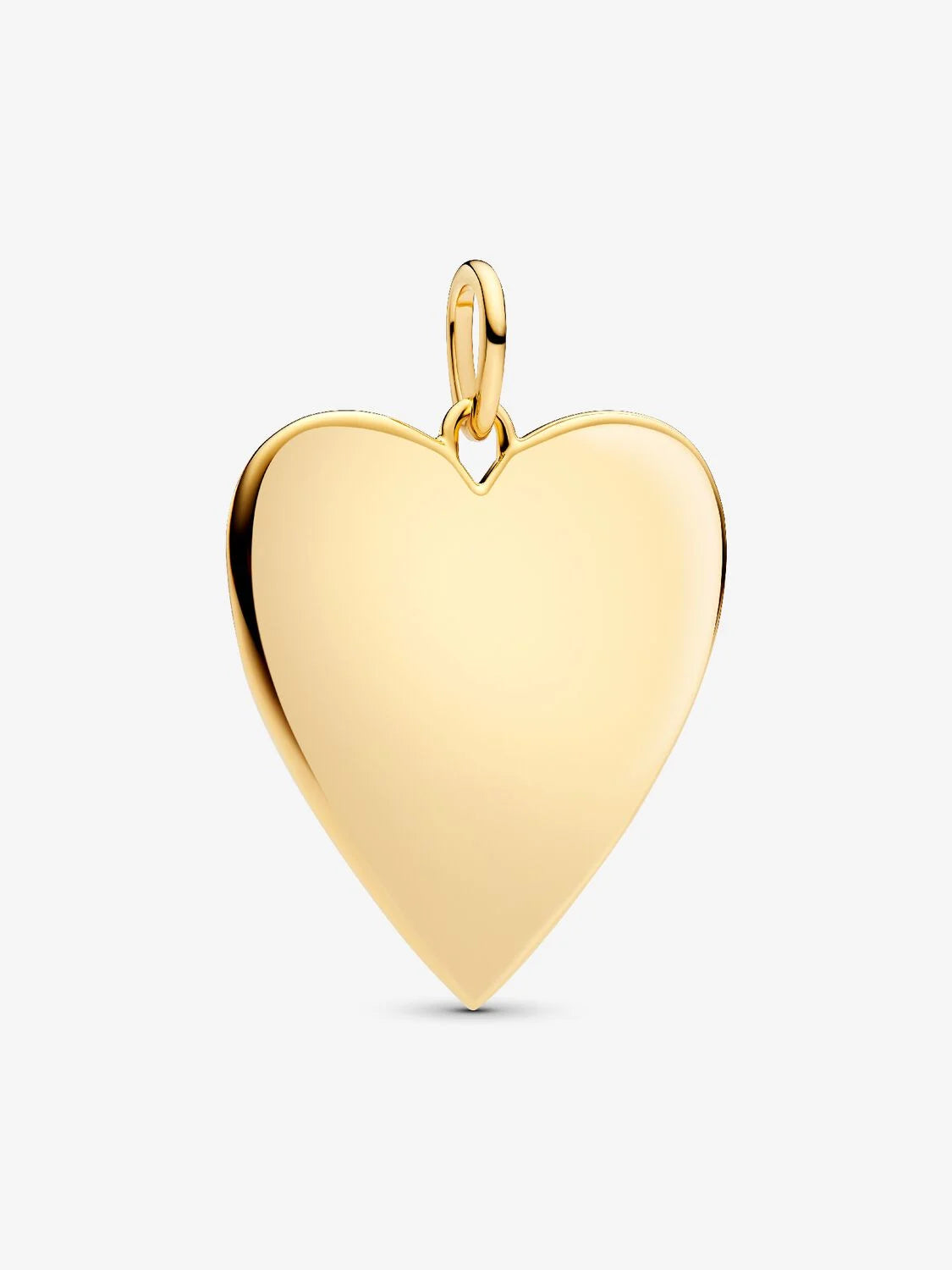 Engravable Heart Oversized Tag Pendant