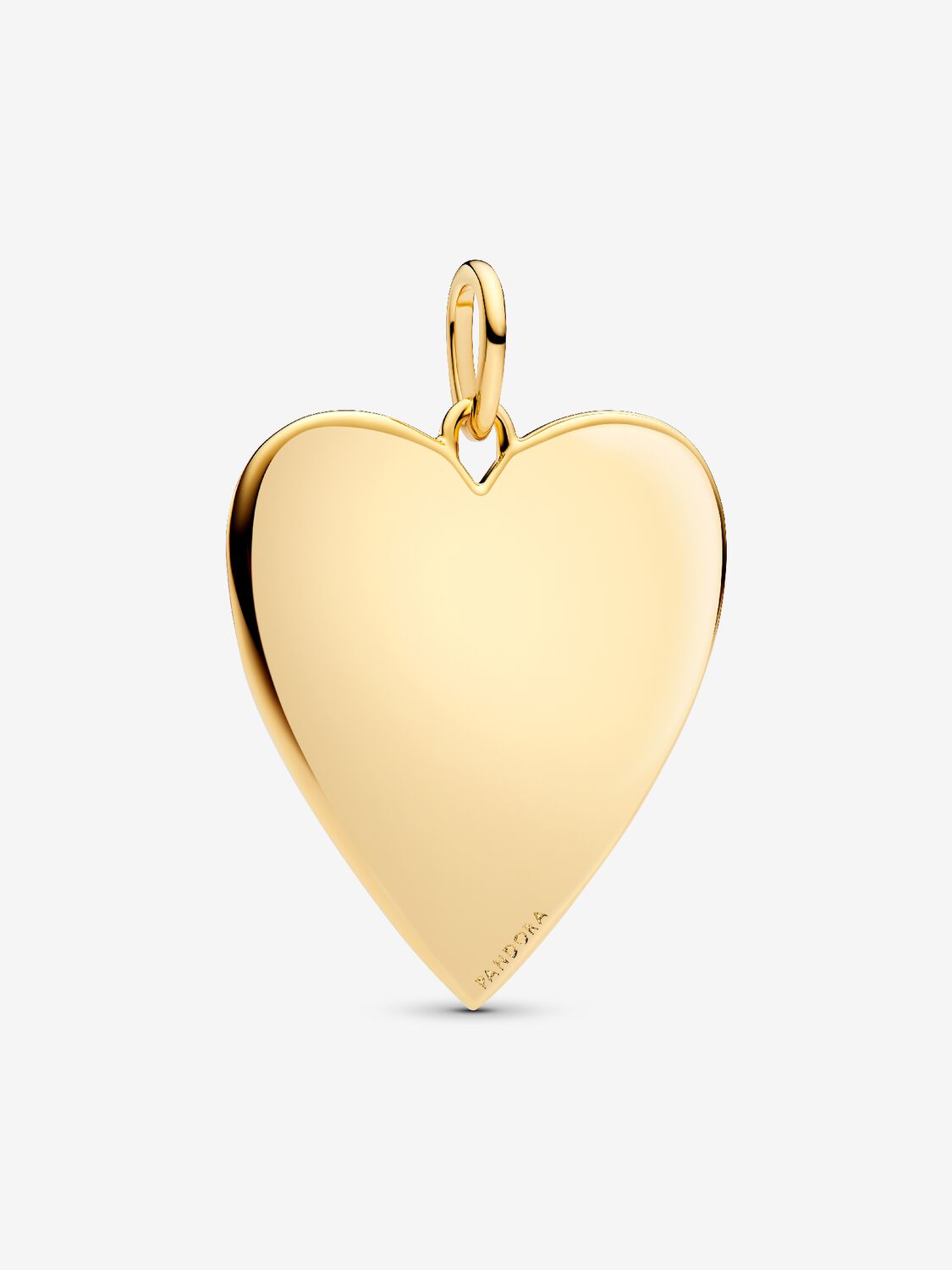 Engravable Heart Oversized Tag Pendant