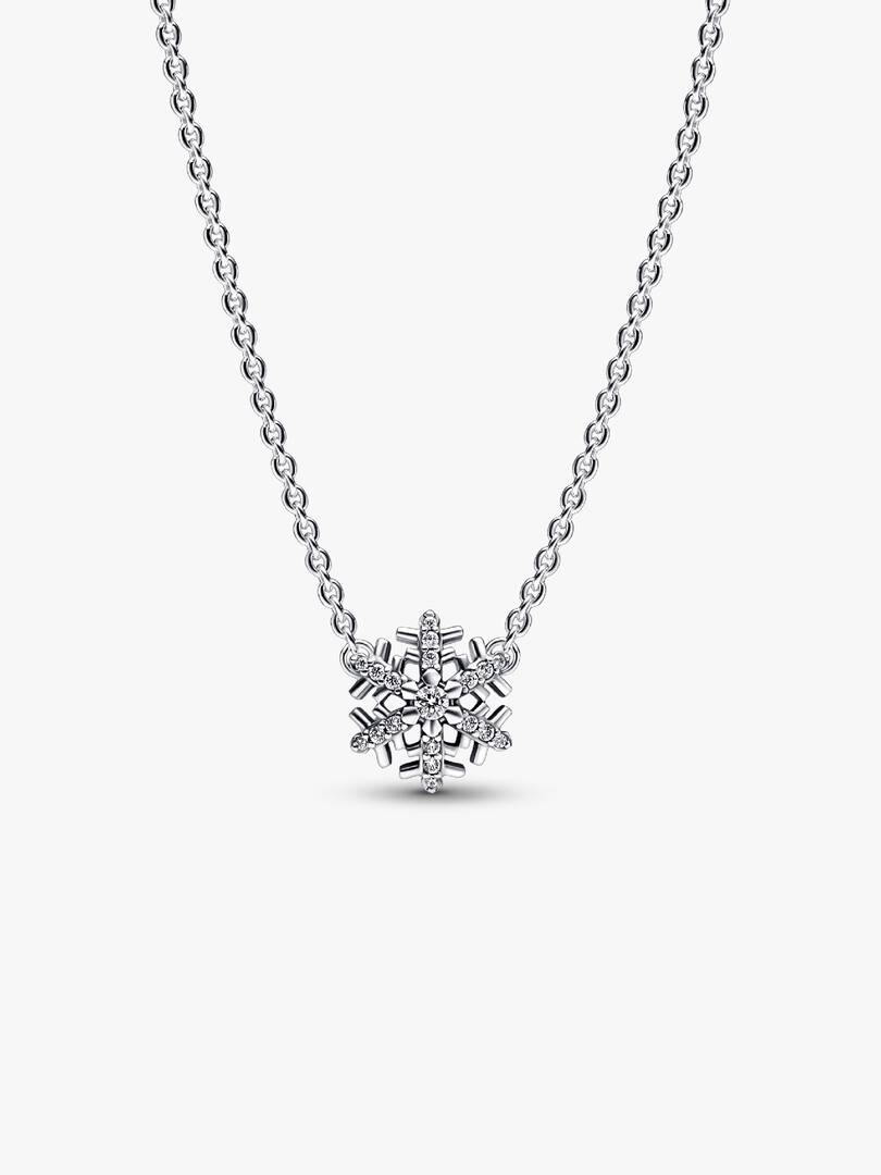 Sparkling Snowflake Pendant Necklace Pandora Nigeria