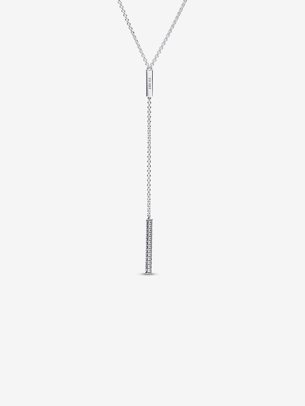 Pandora Timeless Pavé Prism Drop Necklace
