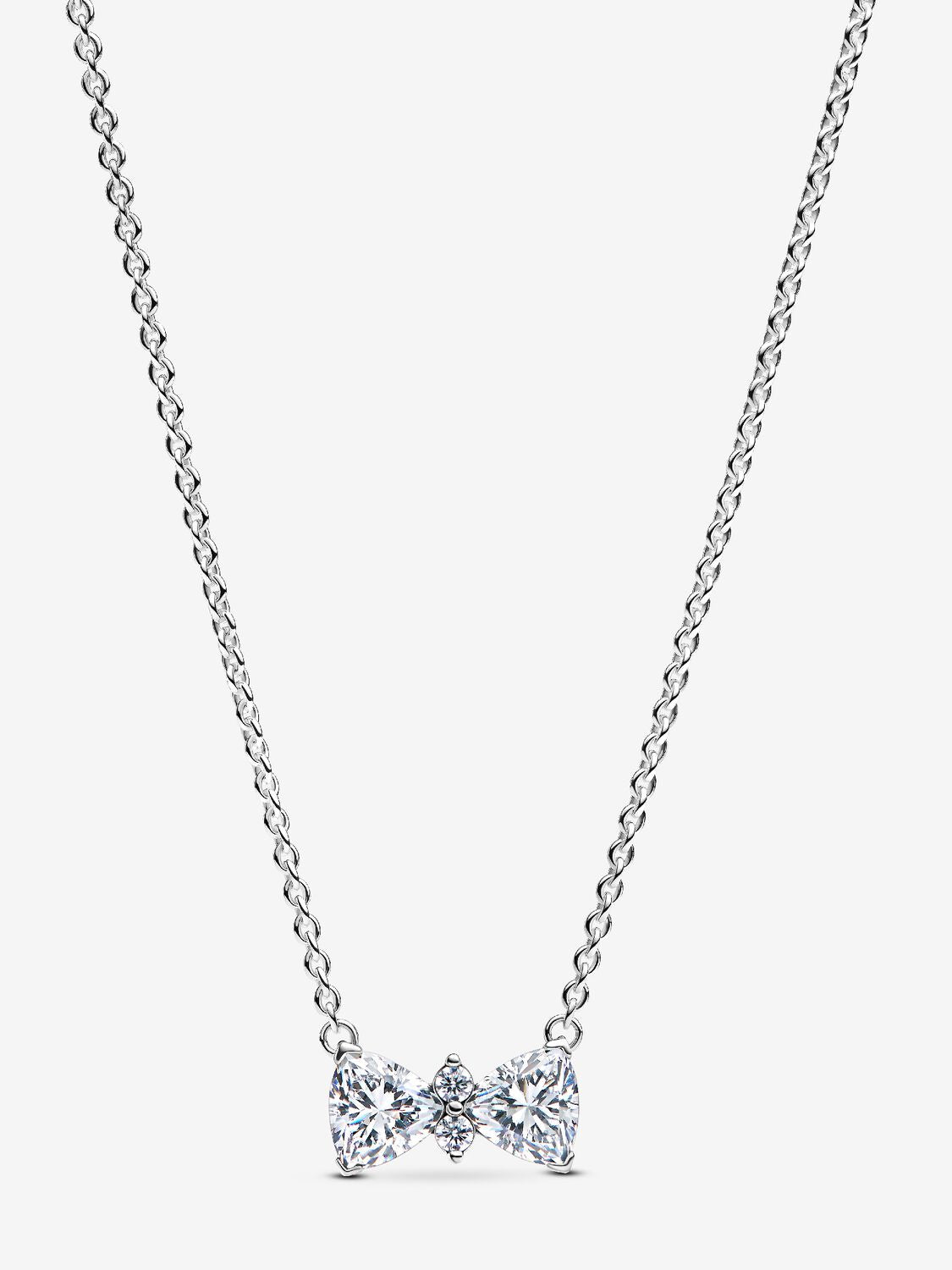Sparkling Bow Necklace