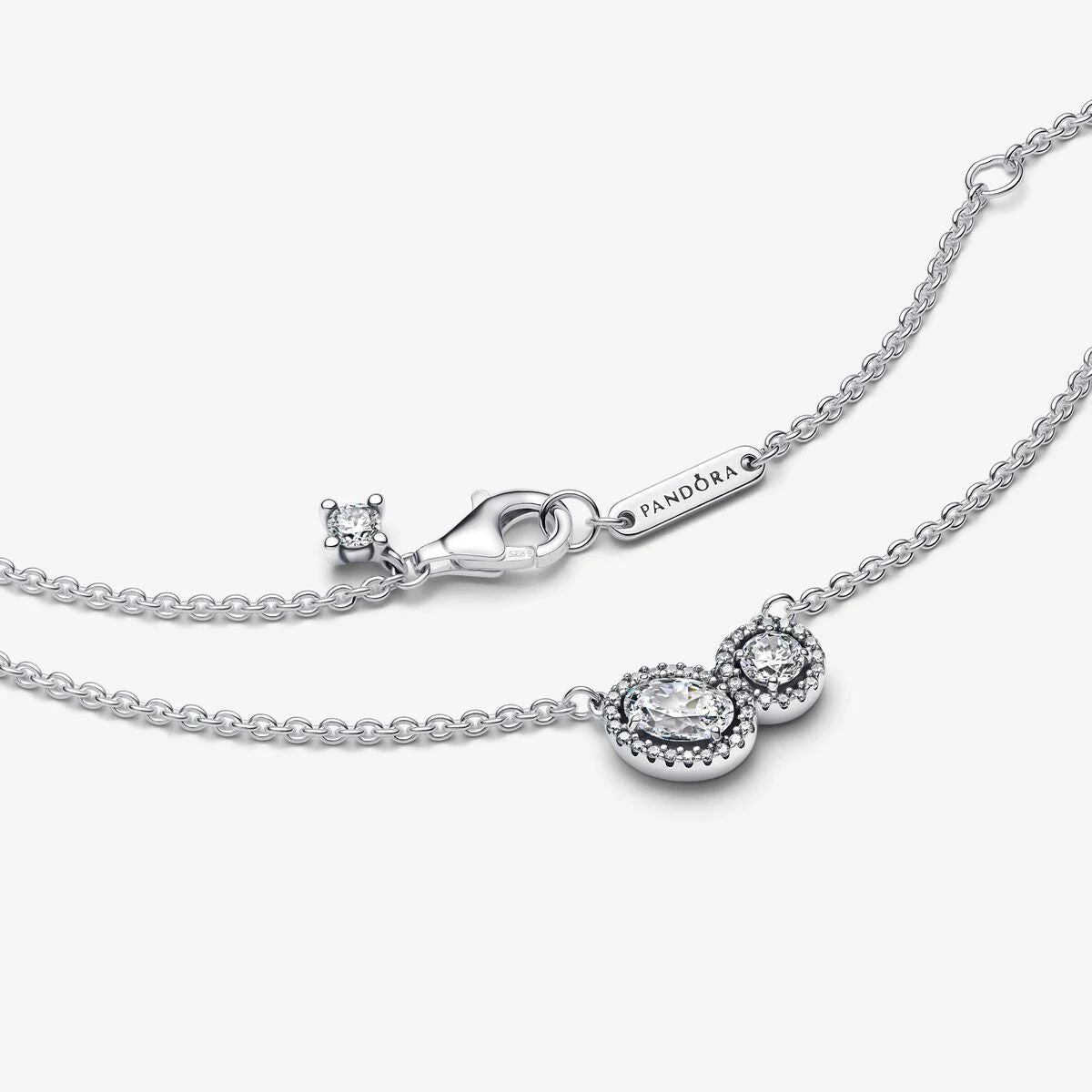 Pandora Embracing Halo Necklace