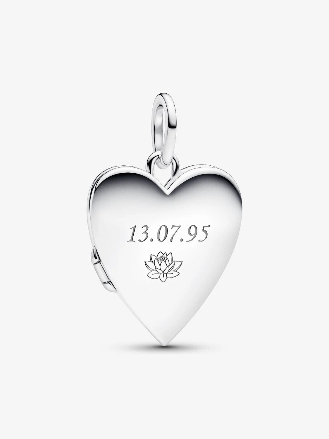 Engravable Openable Heart Tag Pendant