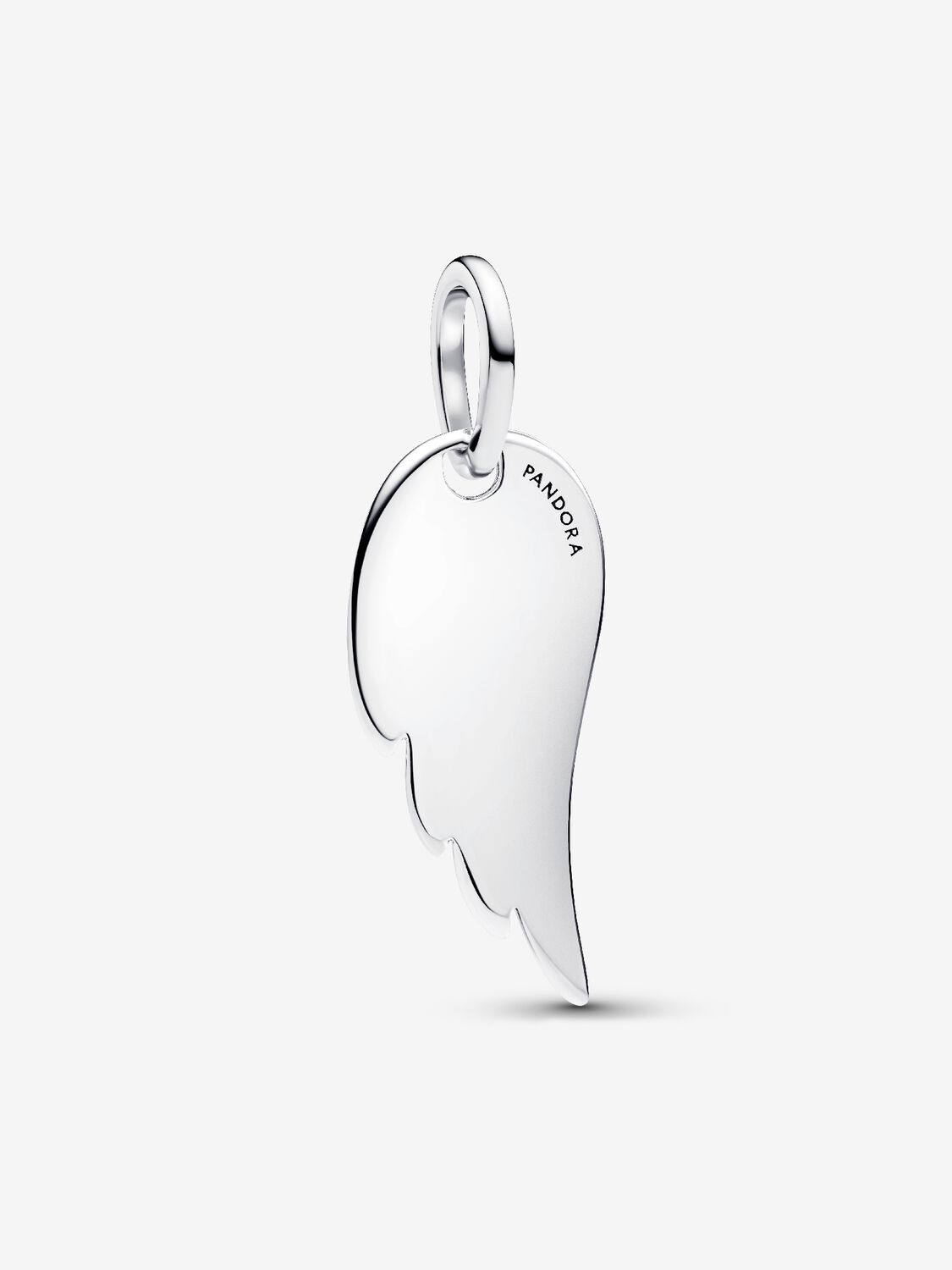 Engravable Angel Wing Tag Pendant