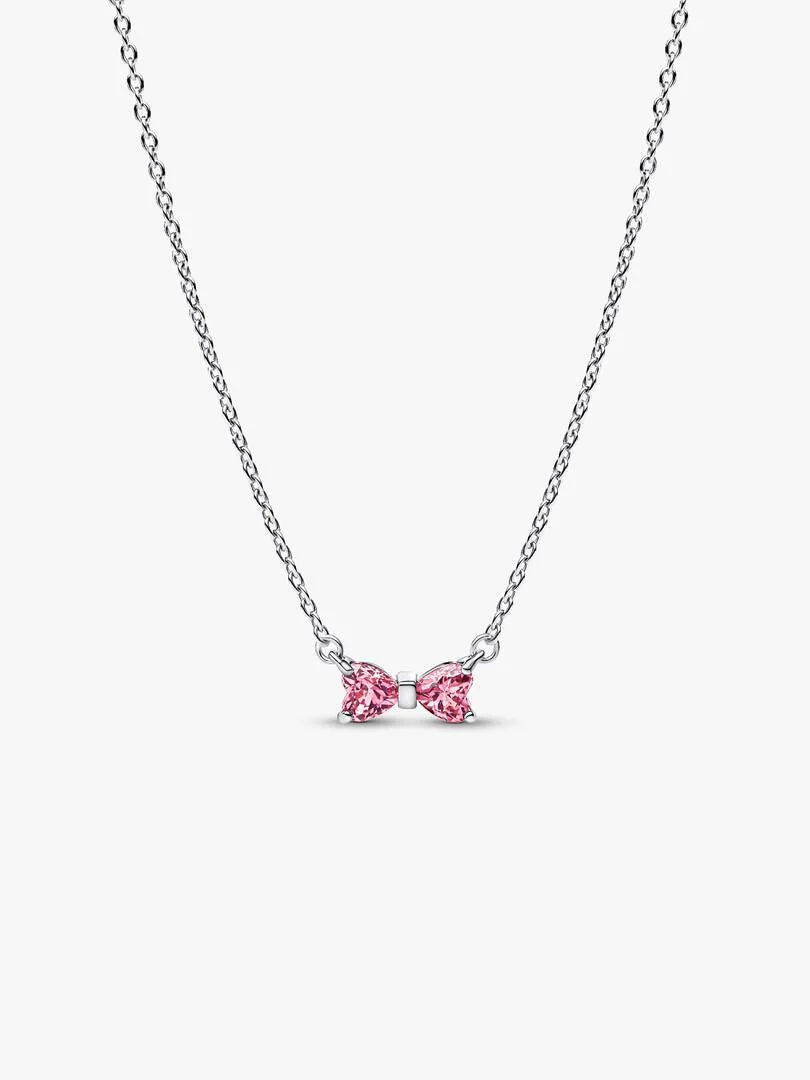 Sparkling Pink Bow Jewelry Gift Set