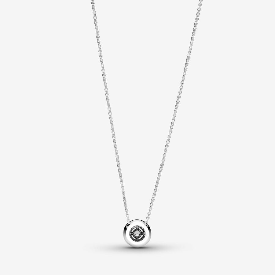 Sparkling Double Halo Collier Necklace