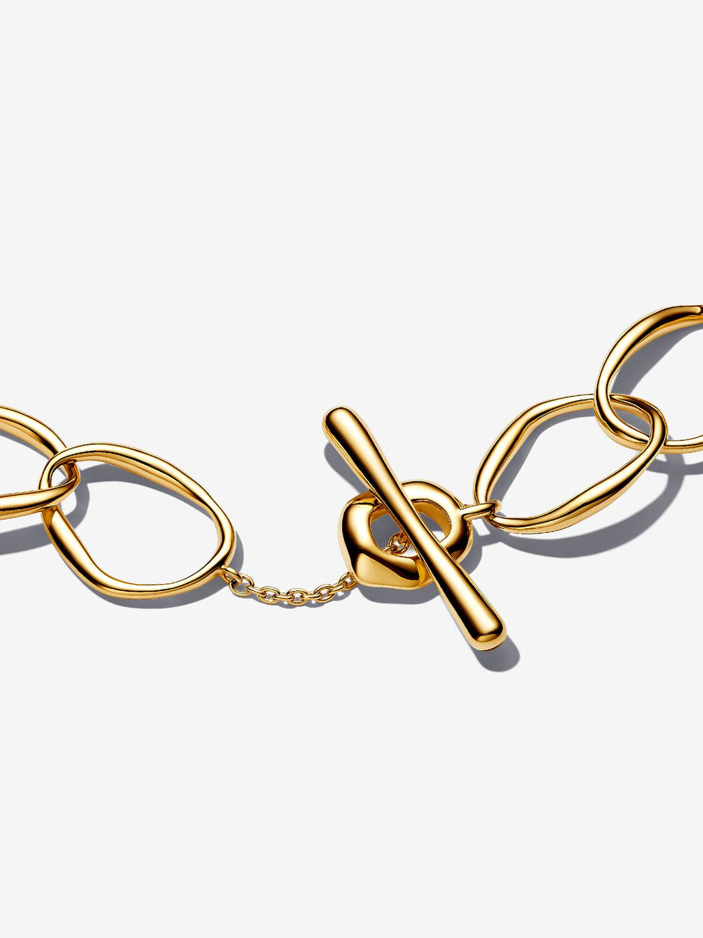 Organically Shaped Link Bracelet