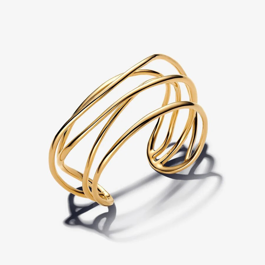 Organically Shaped Wired Open Bangle 563867C00 /2025 D