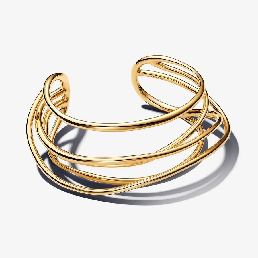 Organically Shaped Wired Open Bangle 563867C00 /2025 D