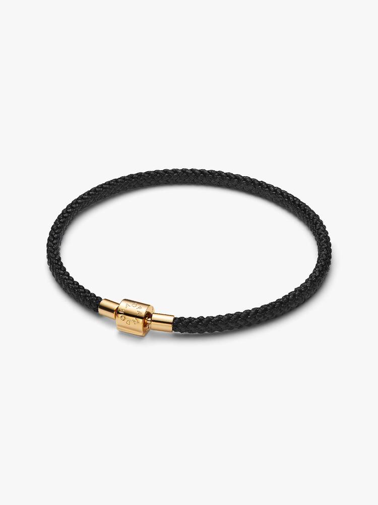Shimmering Black Cord Bracelet Pandora West Africa