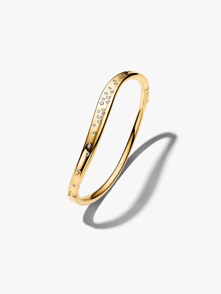 Organically Shaped Stone-Set Bangle Pandora Nigeria