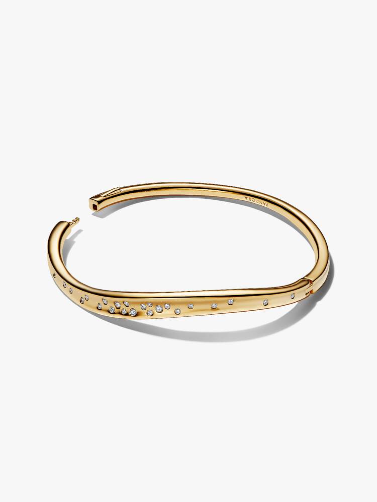 Organically Shaped Stone-Set Bangle Pandora Nigeria