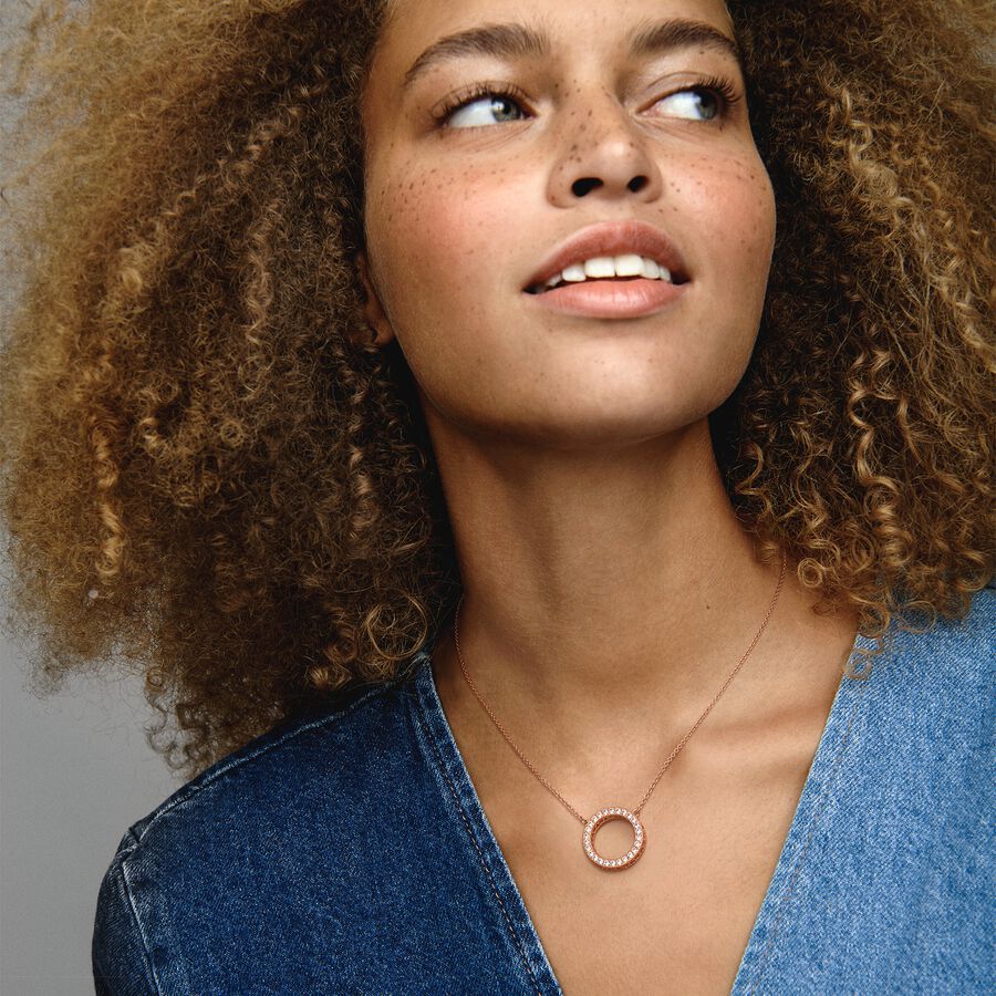 FINAL SALE - Circle of Sparkle Necklace