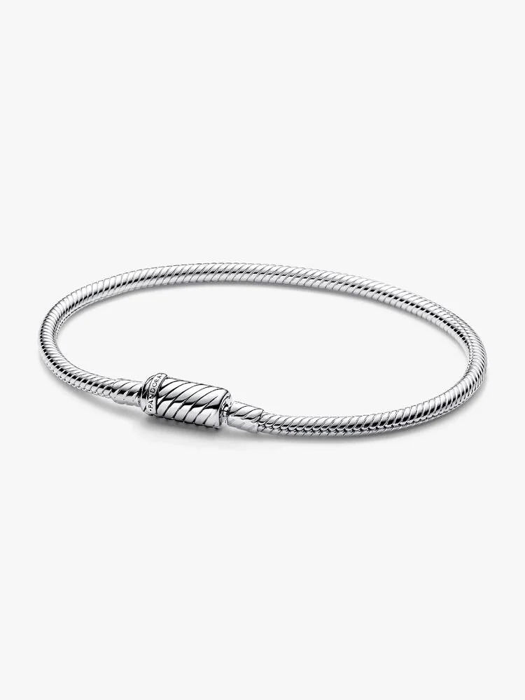 Easy-Close Magnetic Clasp Snake Chain Bracelet Pandora West Africa