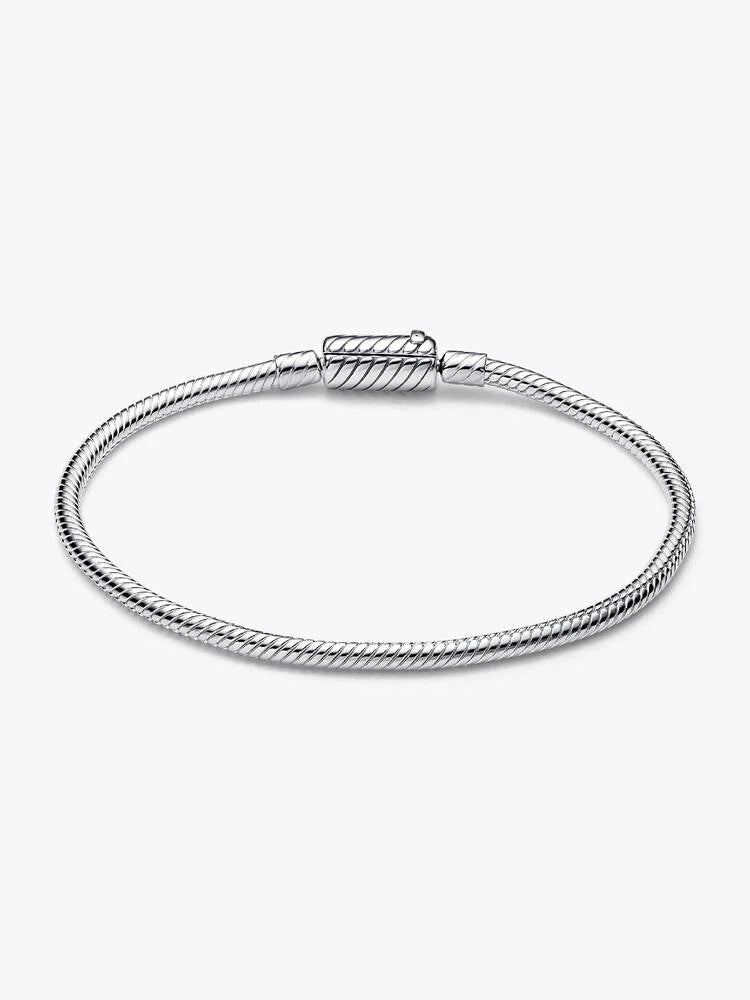Easy-Close Magnetic Clasp Snake Chain Bracelet Pandora West Africa