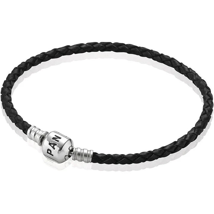 Black Leather Bracelet