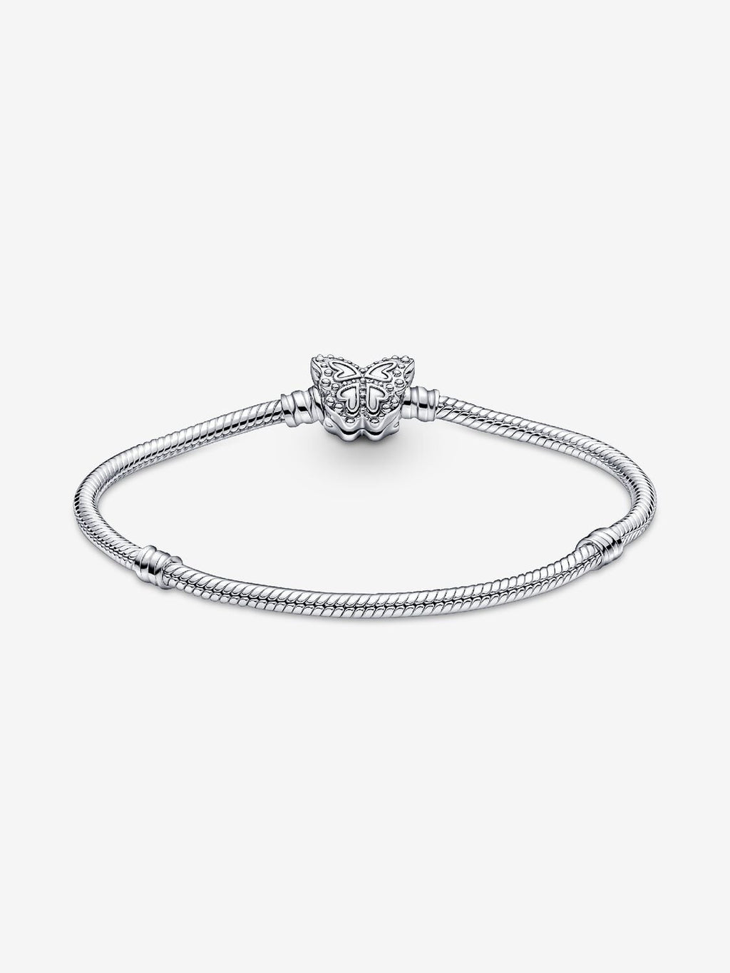 Pandora Moments Butterfly Clasp Snake Chain Bracelet