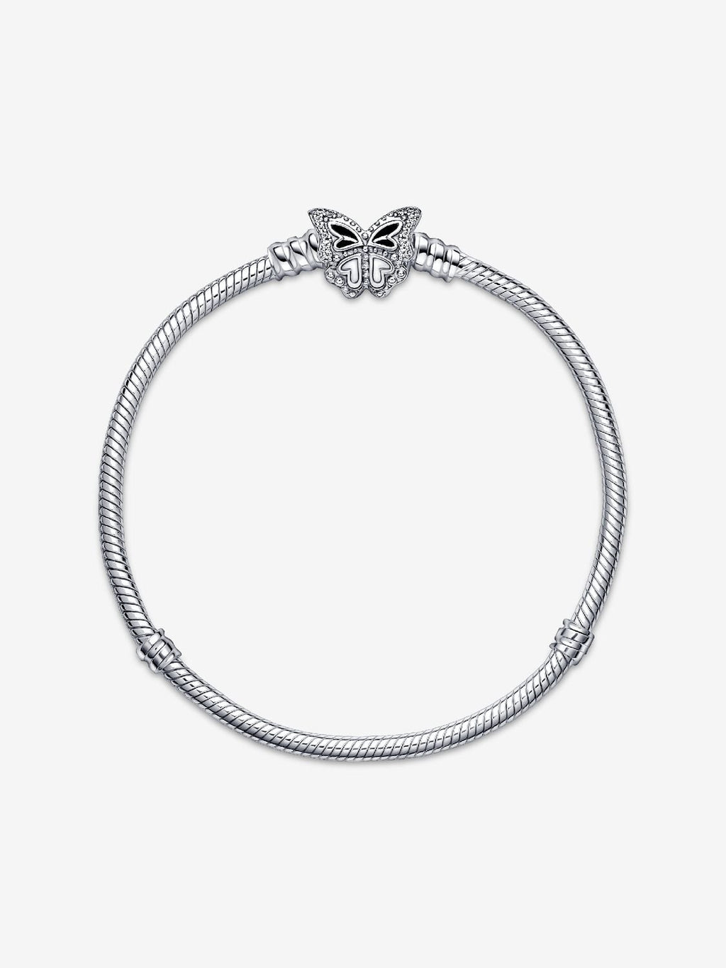 Pandora Moments Butterfly Clasp Snake Chain Bracelet