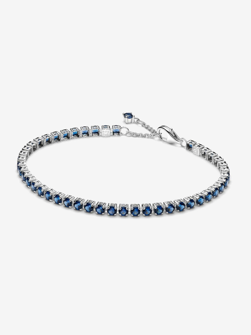Sparkling Blue Tennis Bracelet