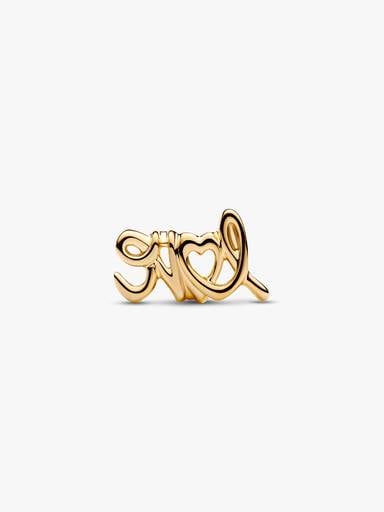 Love 14k G-plated charm 763055C00 2025 A Pandora West Africa