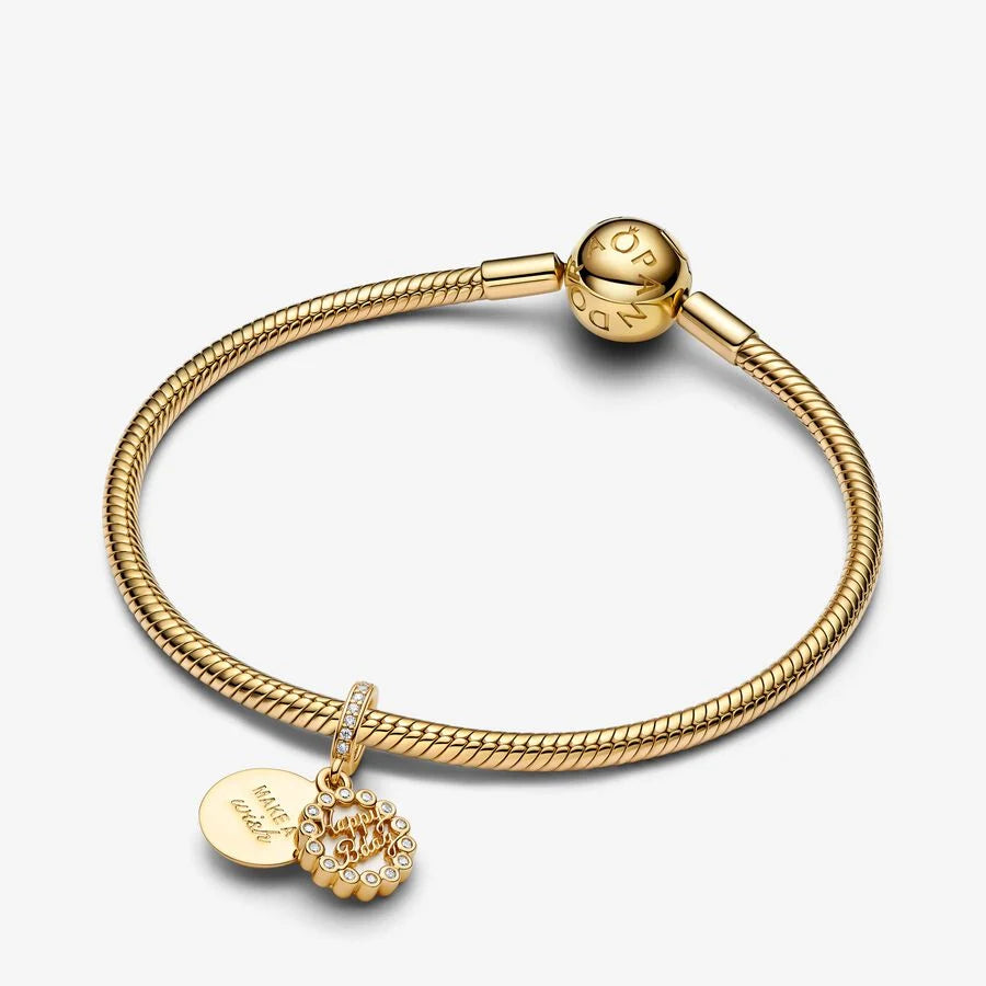 Happy Birthday Cake Dangle Charm