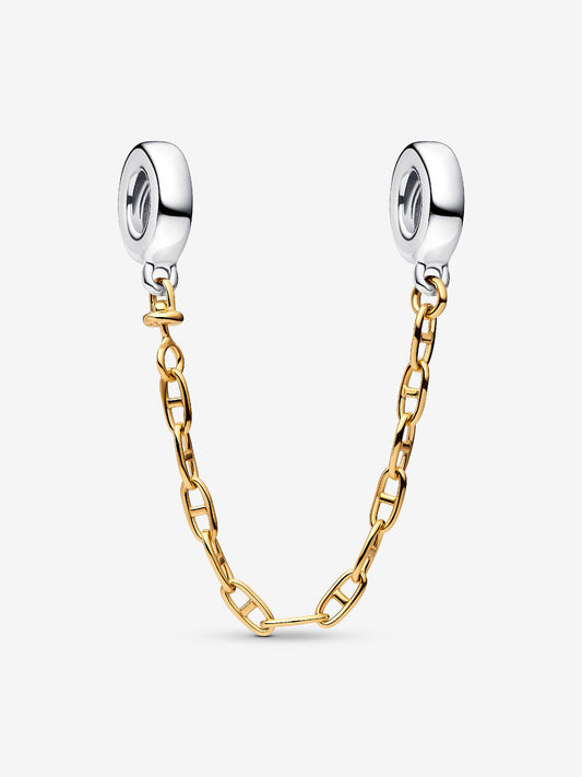 Elongated Safety Chain Sterling silver, 14k gold platin 763904C00-05