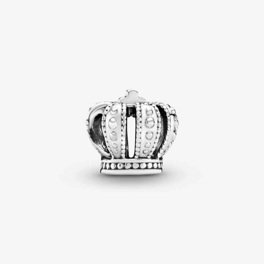 Regal Crown Charm - Pandora West Africa Charms This crown charm will make you feel like royalty! The design has been intricately crafted from sterling silver and will leave you feeling completely fabulous. The charm would be the perfect gift for a little princess! (790930)  